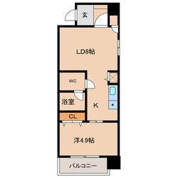 ヴァリエ東別院の物件間取画像